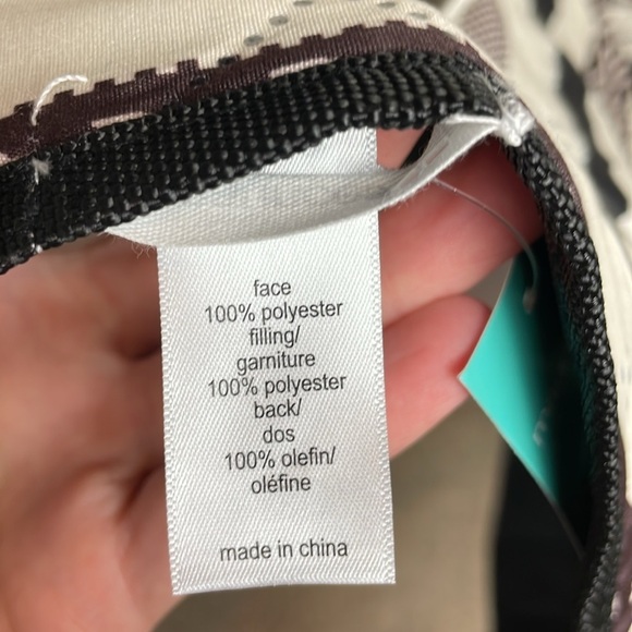 NWT Maurices Stadium Blanket L59.5 W49 Black/Brown Water Proof Backing - Picture 11 of 12